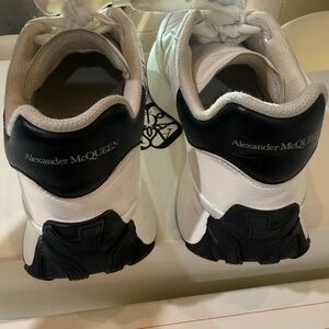 Alexander McQueen Black and White Sneakers